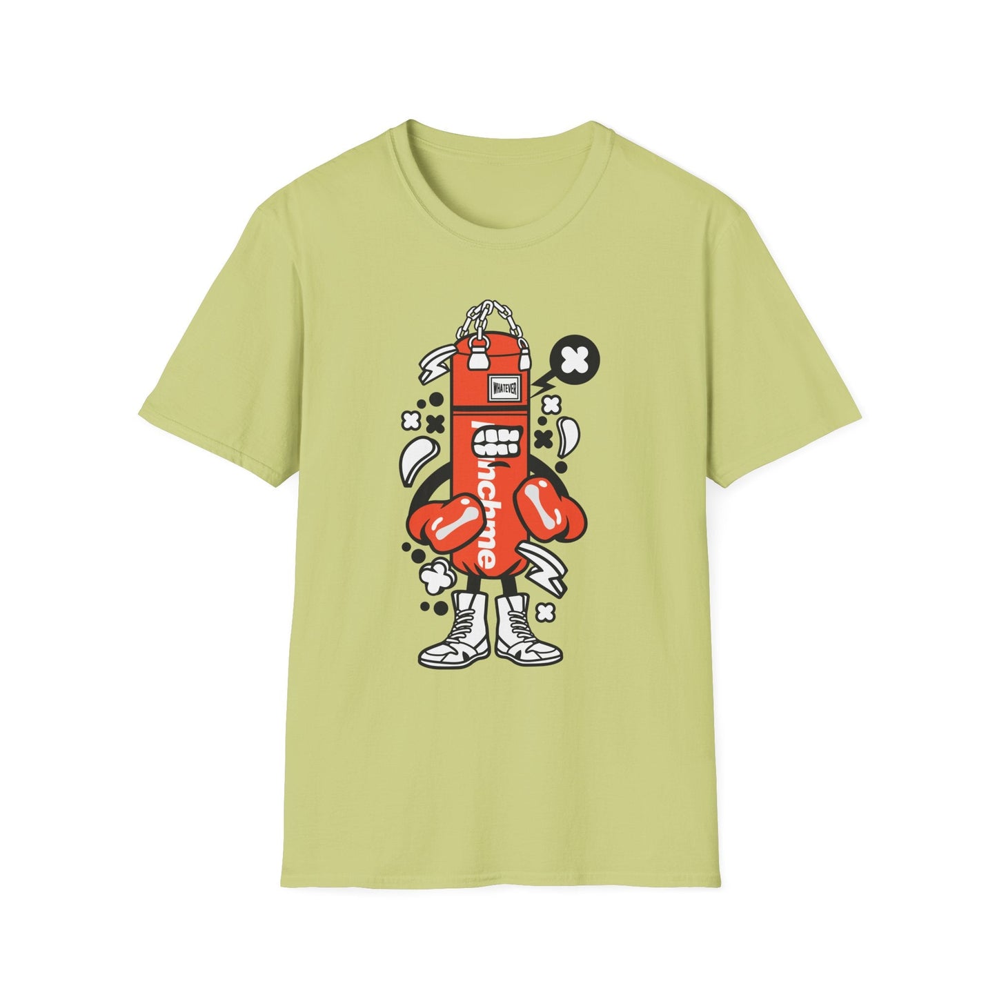 Cartoon Tee Shirt Unisex Animation Graphic Tee Funny Tee Cotton Softstyle 64000 Gildan