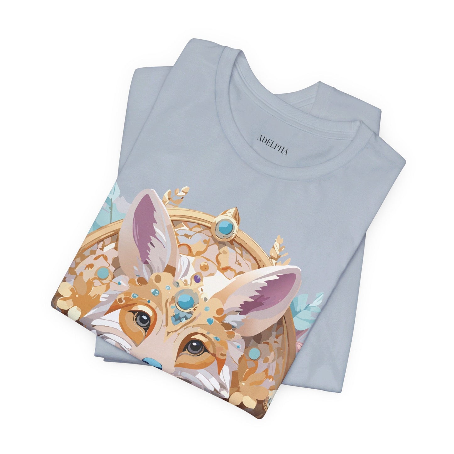 Adelpha Medallion Graphic Tee Unisex Short Sleeve Vintage Inspired Art Design Shirt