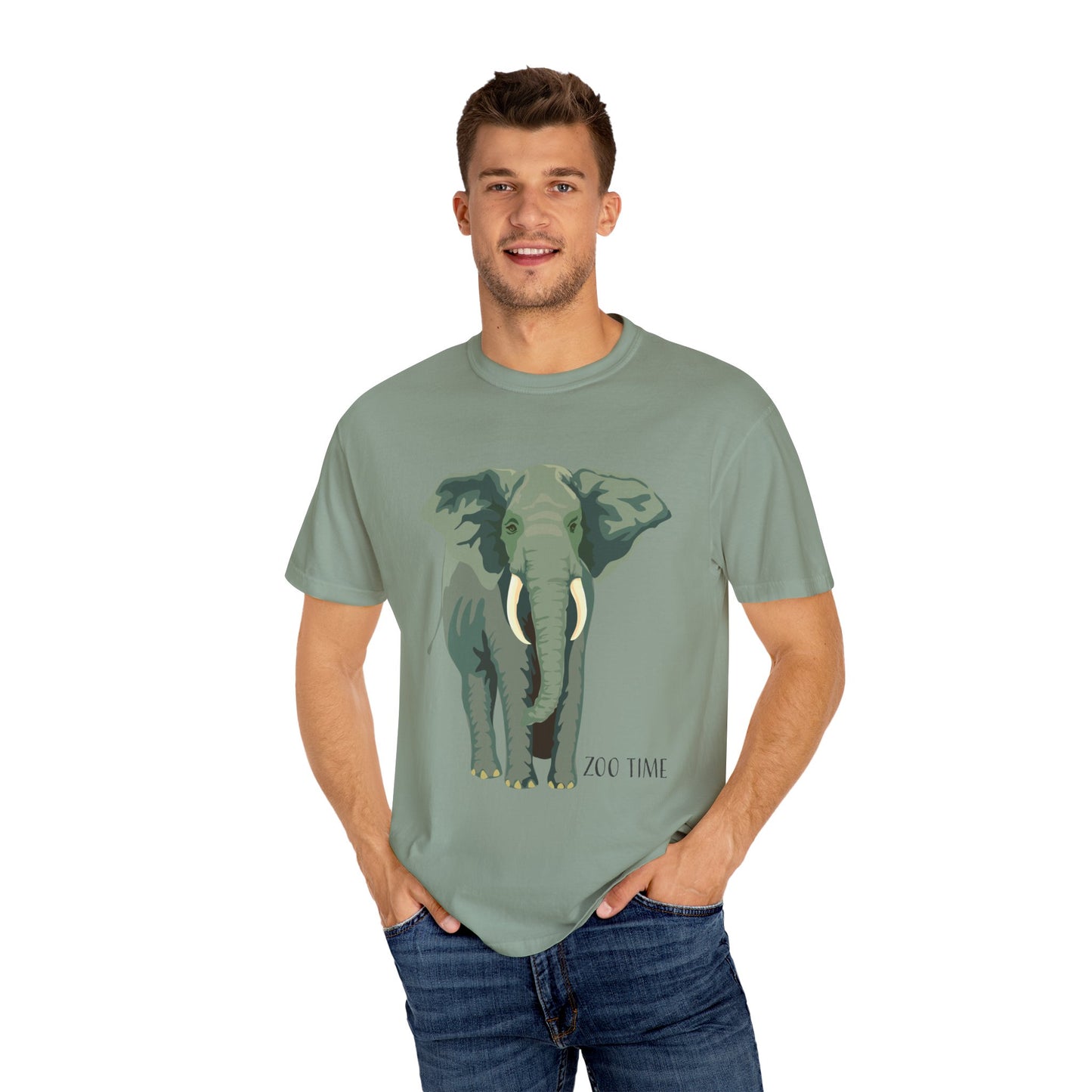 Unisex T-shirt with animal prints