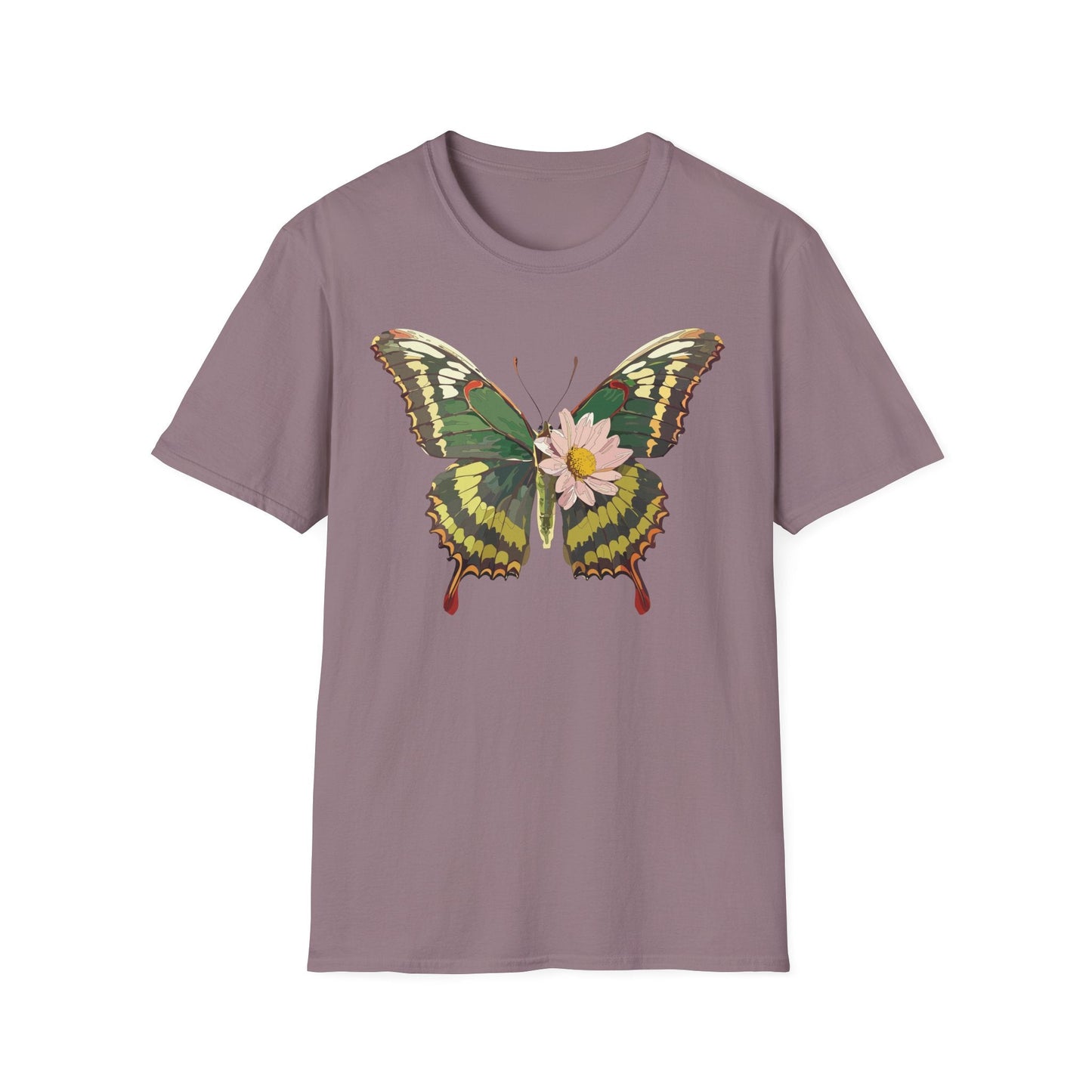 Butterfly Shirt Unisex Monarch Butterfly Tee Gildan Softstyle 64000 100% Ring Spun Cotton