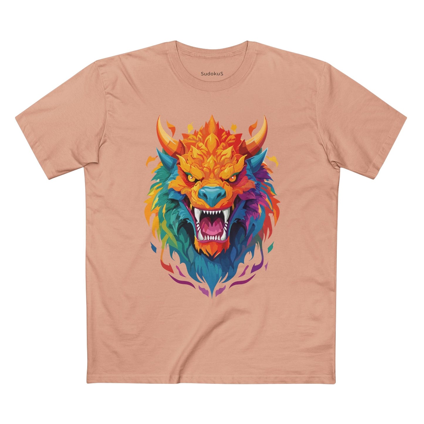 Cartoon Monsters Graphic Unisex 100 Cotton Staple Tee 14