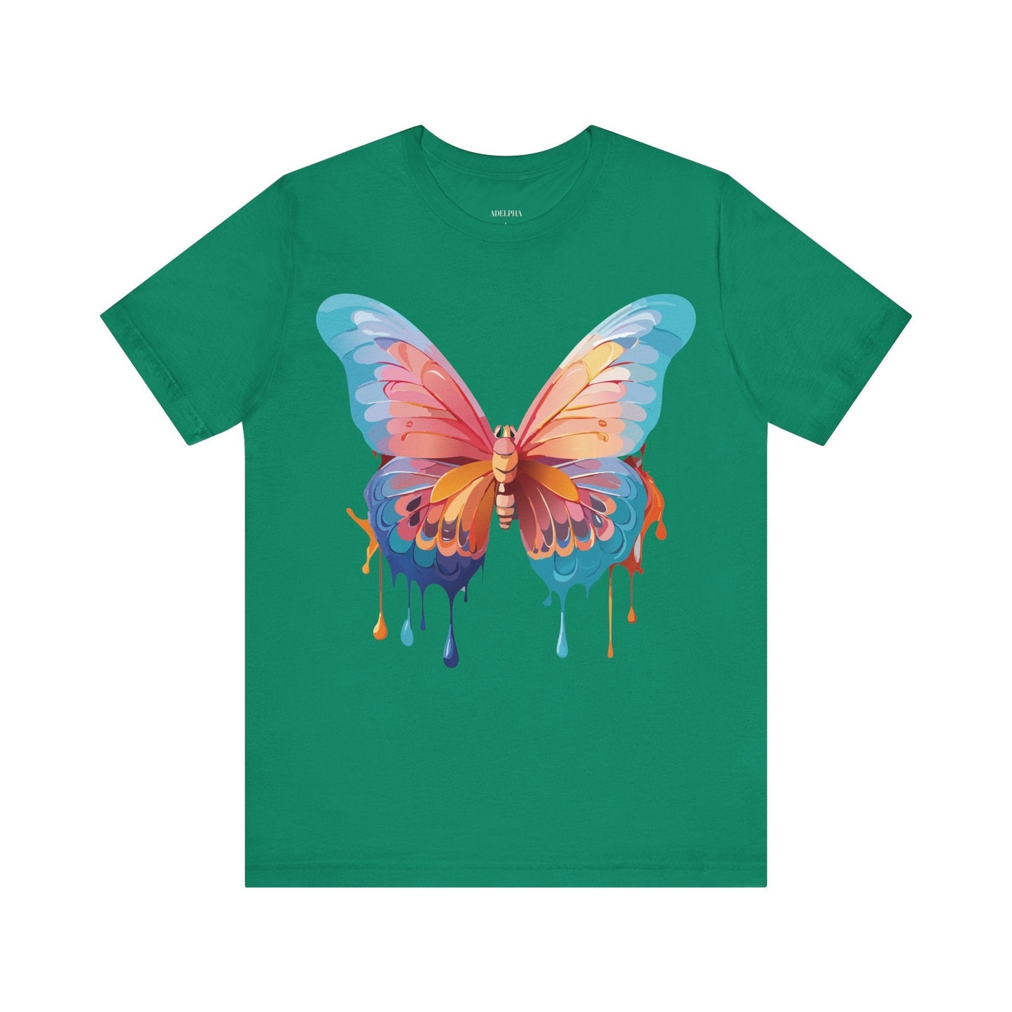 Butterfly Graphic Tee Adelpha Unisex Short Sleeve Design Tee