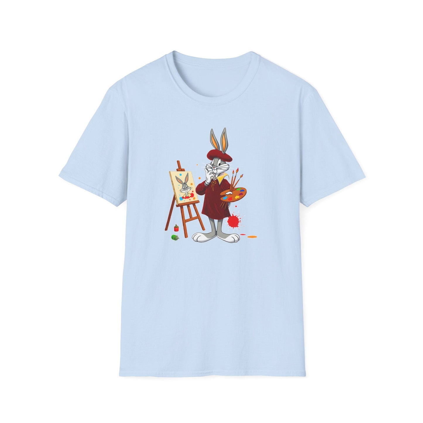 Bugs Bunny Shirt Unisex Cartoon T Shirt Softstyle 64000 Graphic Tee By Gildan Brand