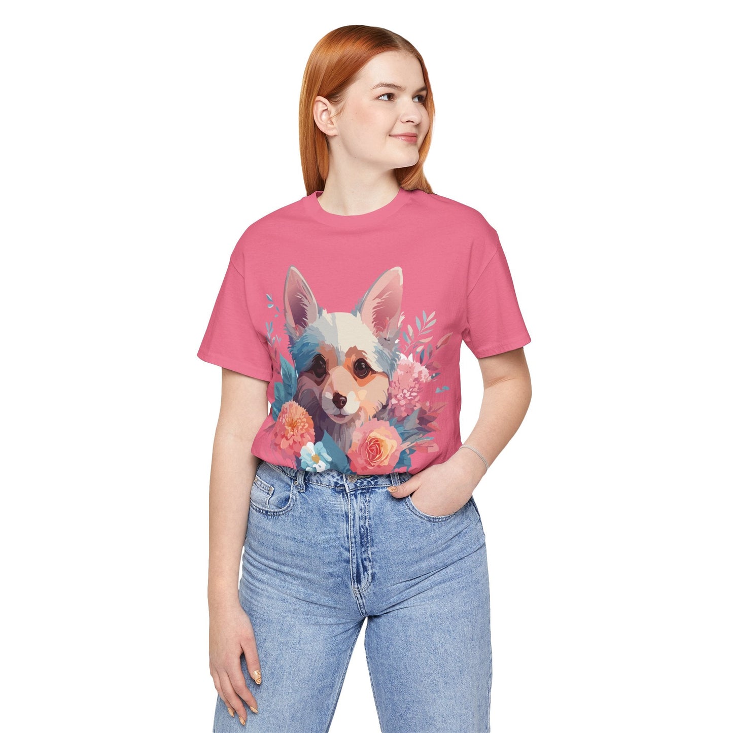 Dog Graphic Tee Unisex Short Sleeve Premium Vintage Inspired Artwork From Adelpha