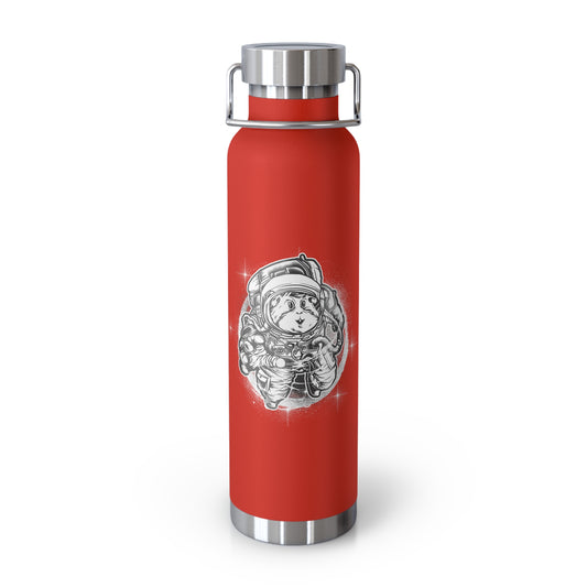 22oz Copper Insulated Water Bottle with Cartoon Design - CV3