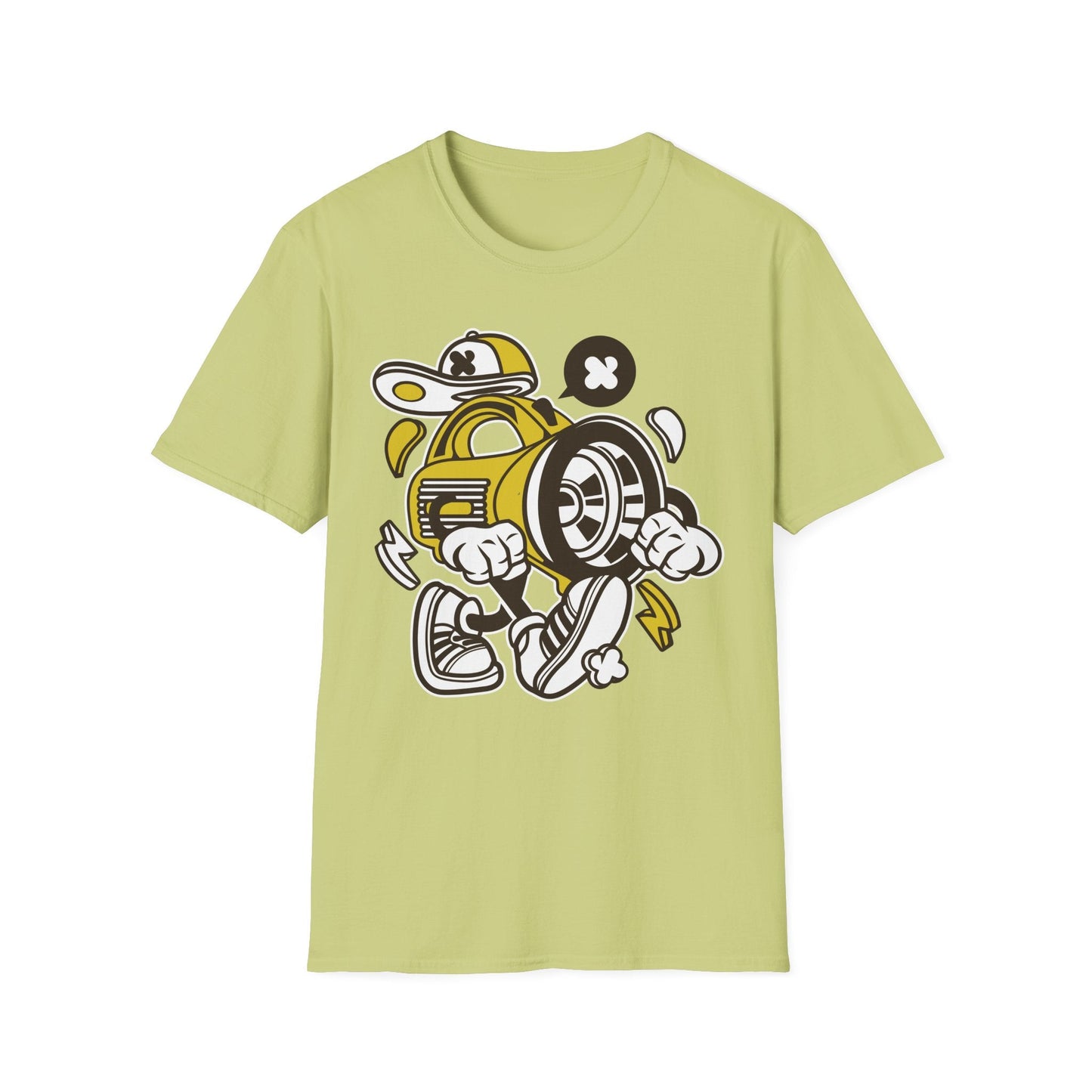 Cartoon T Shirt Animation Tee Funny Tee Unisex Softstyle Cotton Tee Gildan 64000