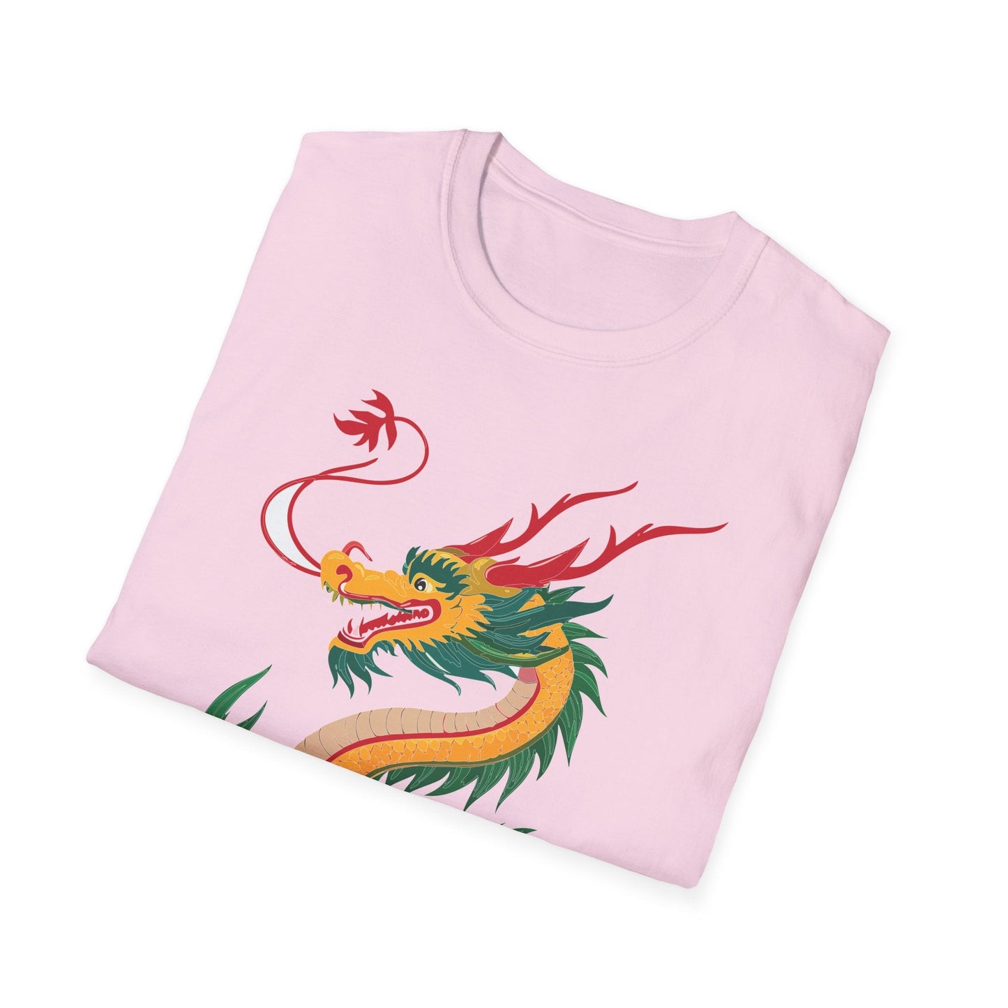 Dragon T Shirt Unisex Dragon Shirt Animal Shirt Gildan Softstyle 64000 100 Percent Cotton Tee