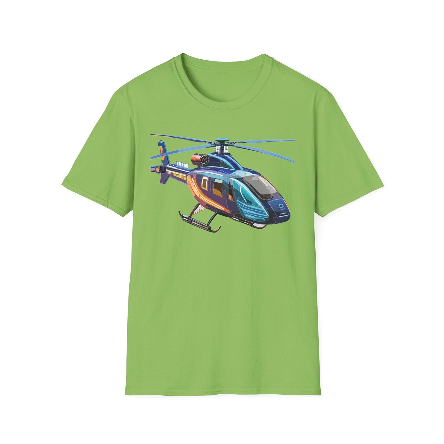 Chopper Helicopter Shirt Unisex T Shirt Softstyle 100 Percent Cotton Comfort Wear