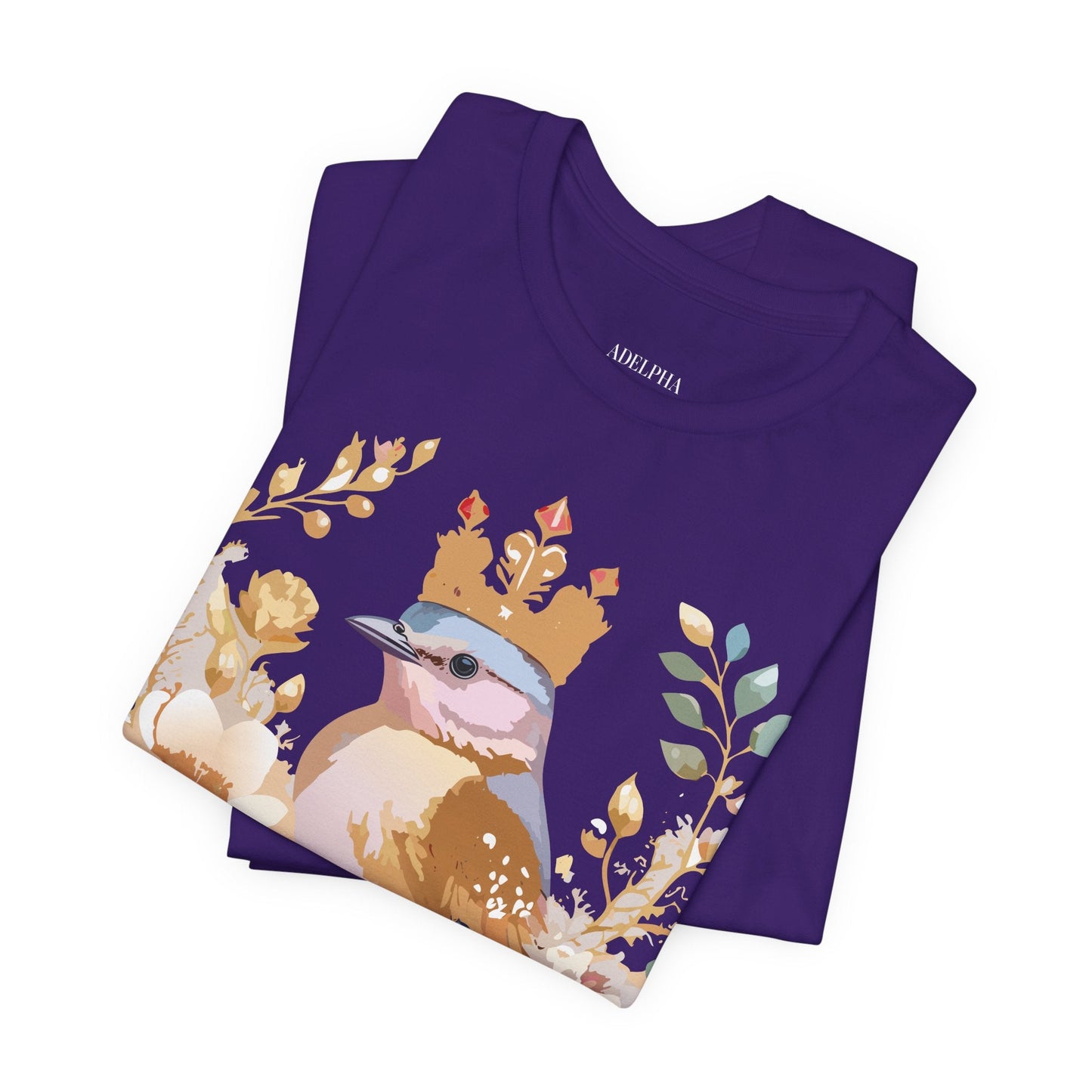 Medallion Graphic Tee Unisex Art Design Adelpha Vintage Inspired Short Sleeve Tee
