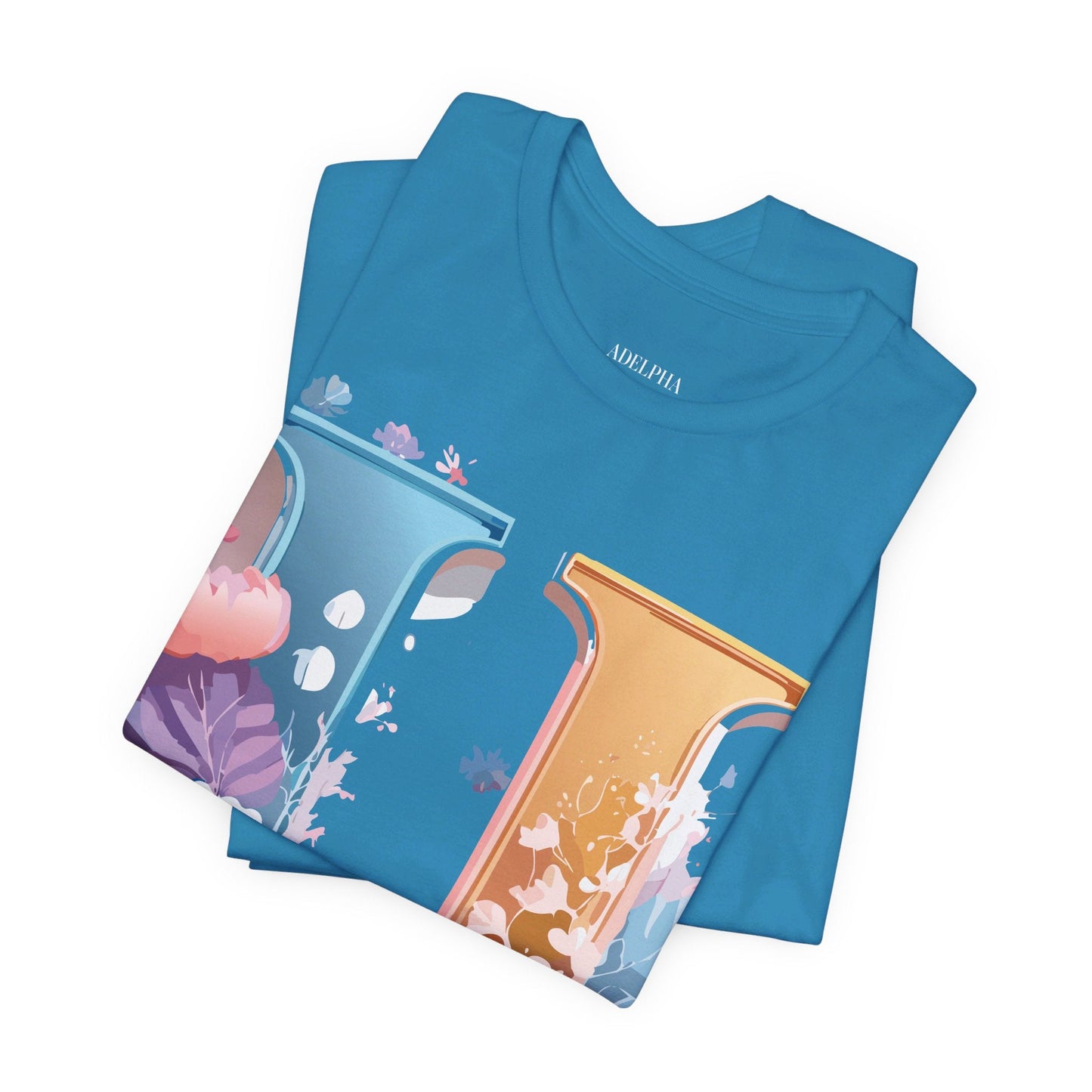 Letter U Graphic Tee Unisex Jersey Short Sleeve Premium Adelpha Art Design Shirt
