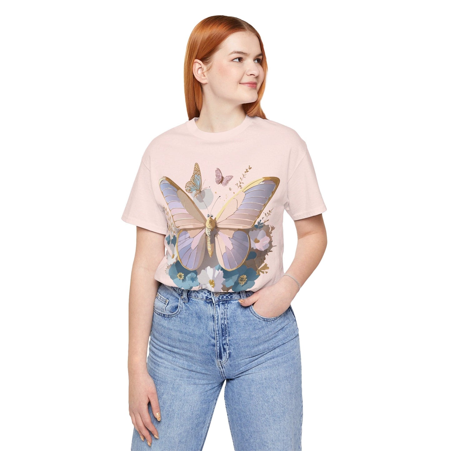 Adelpha Graphic Butterfly Shirt Unisex Jersey Short Sleeve Tee