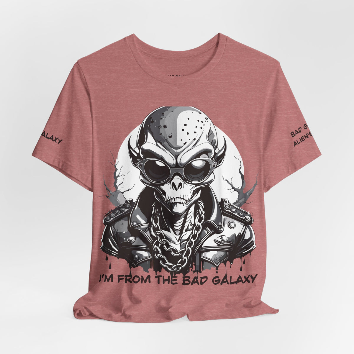 Alien Graphic Unisex Cotton Bella+Canvas Tee with Art Design b63