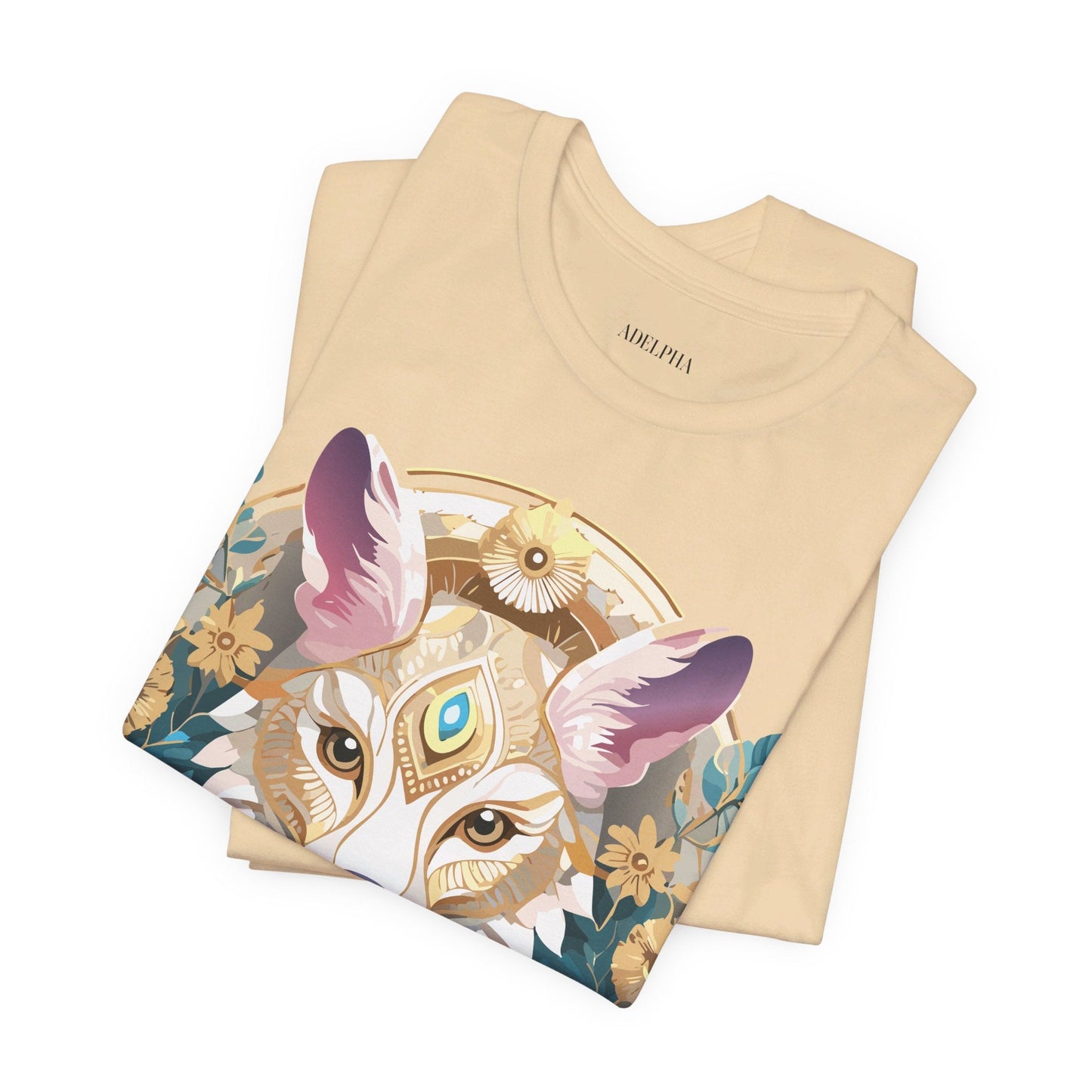 Medallion Graphic Unisex 100 Cotton Vintage Animal Medal Artwork Tee 84