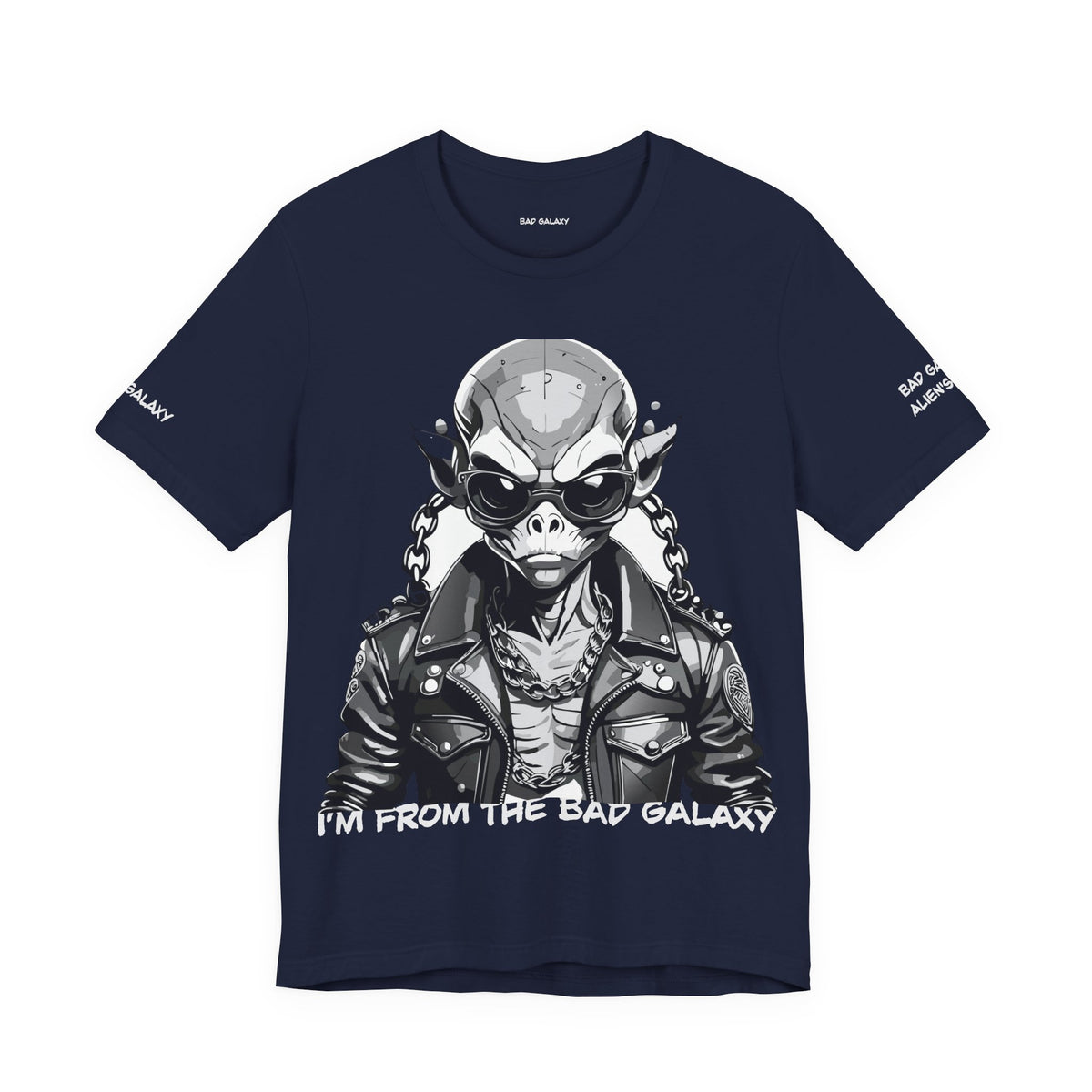 Alien Graphic Unisex Cotton Bella+Canvas Tee with Art Design b51