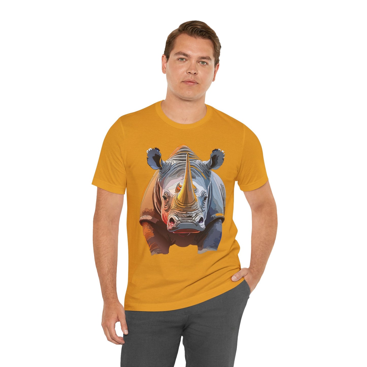 Unisex Animal Graphic Tee Shirt With Art Design Wild Animals Shirt Gildan Softstyle Cotton