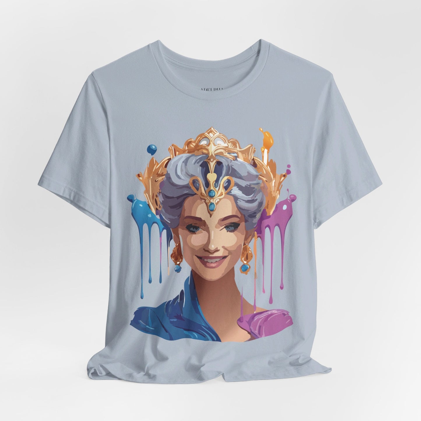 Queen Graphic Tee Unisex Jersey Short Sleeve Adelpha Art Design Vintage Inspired