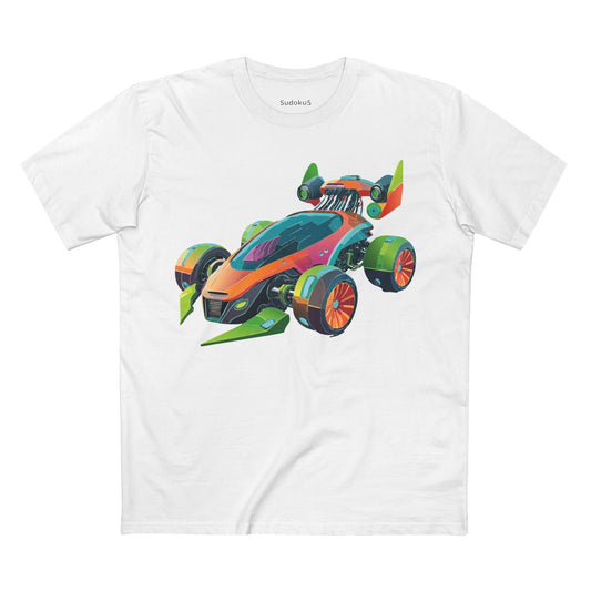 Car Graphic Unisex 100 Cotton Staple Tee 21