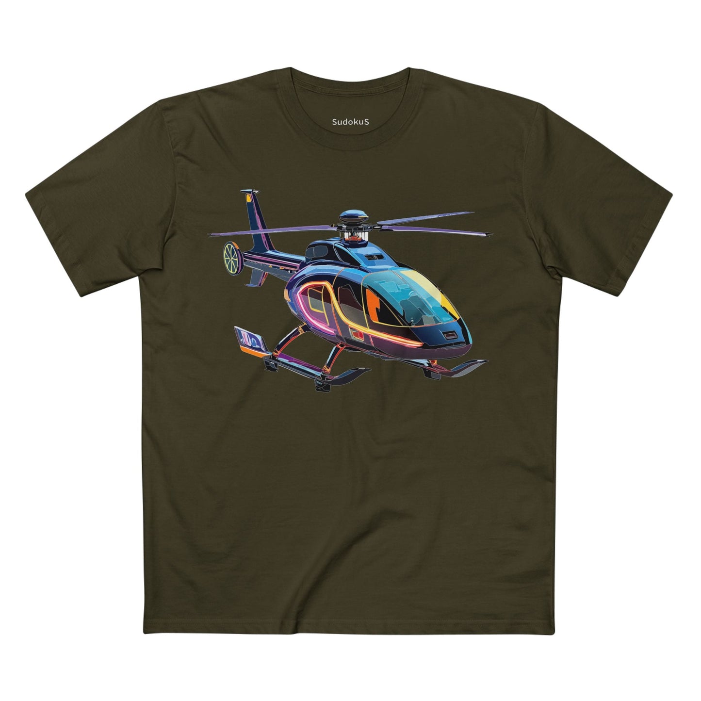 Chopper Graphic Unisex 100 Cotton Staple Tee 16