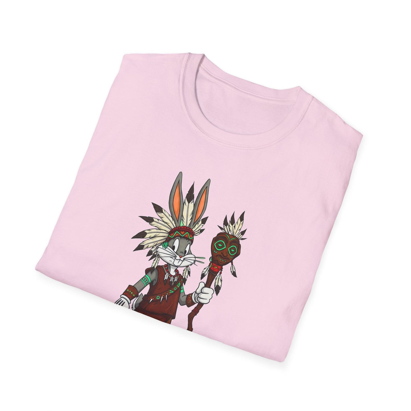 Bugs Bunny T Shirt Unisex Cartoon Character Design Gildan Softstyle 64000 Tee All Sizes