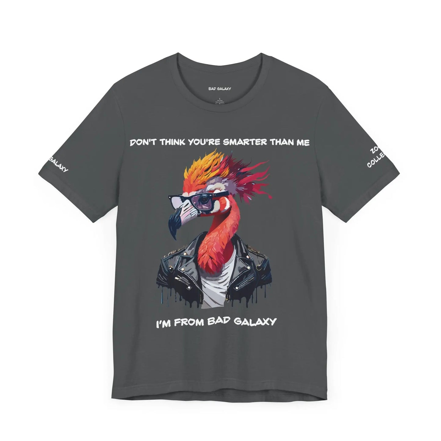 Animal T Shirt Made To Order In USA From Bad Galaxy With Eco Friendly Inks And 100 Percent Cotton