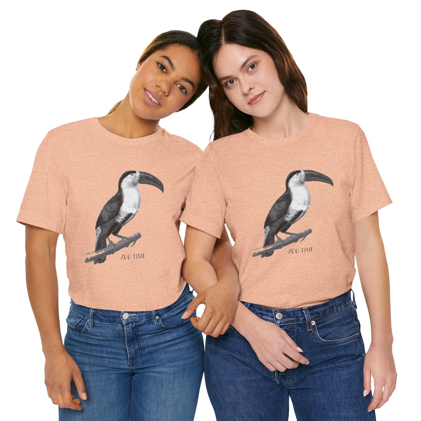 Unisex Tee Shirt with animals Print