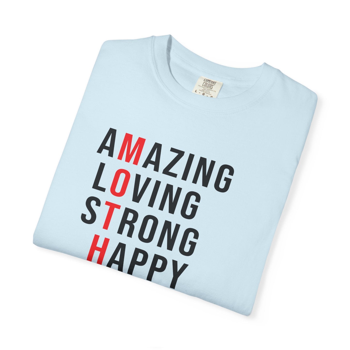 Mom T-shirt Mother's Day Mama Tee Unisex Comfort Colors Garment-Dyed Cotton h14