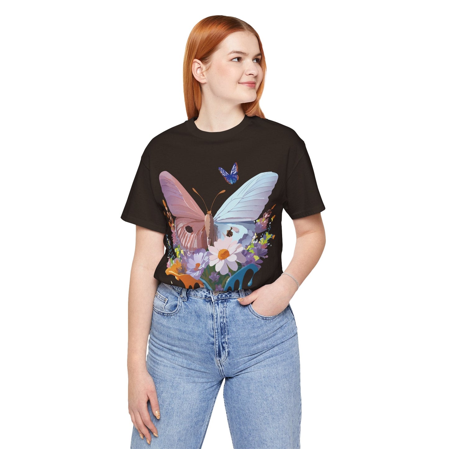 Butterfly Graphic Tee Unisex Jersey Short Sleeve Artwork By Adelpha