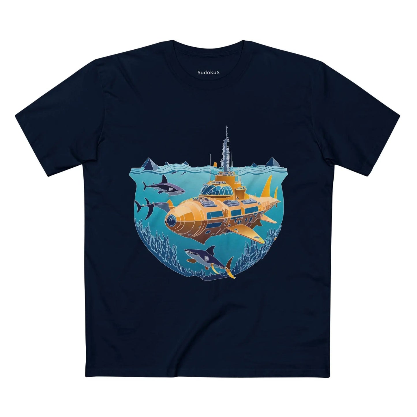 Ocean Coast Graphic Unisex 100 Cotton Staple Tee 16