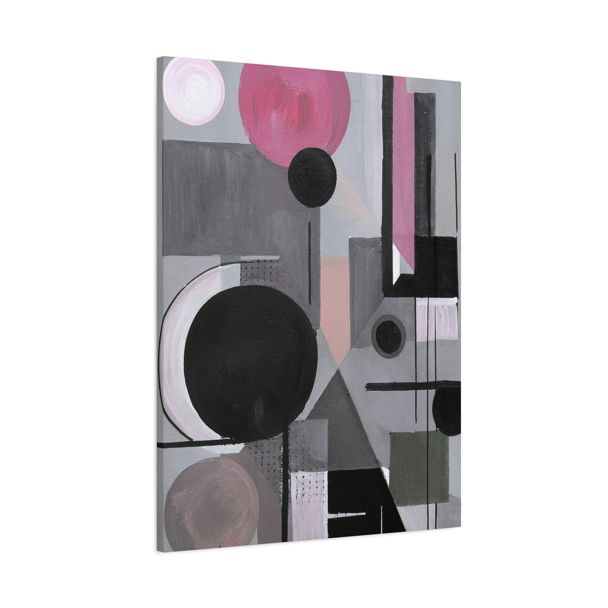 Abstract Geometric Painting Print Canvas 20x24,20x30,24x30 24x32,24x36,30x40 32x48,36x48,40x60 Pine-Wood Inner Frame ABS-42