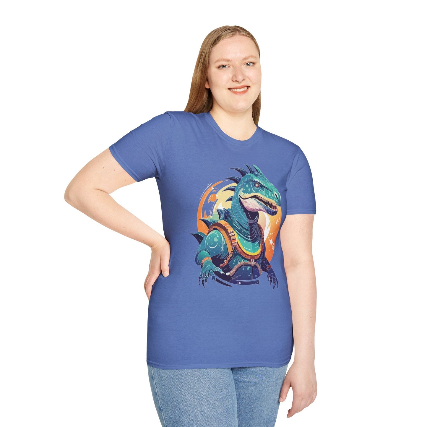 Alien T Shirt Cosmos Design Unisex Softstyle 64000 Graphic Artwork Tee With Aliens
