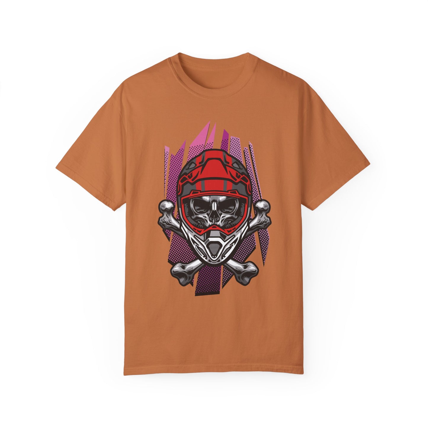 Unisex Cotton Tee Shirt with Skull