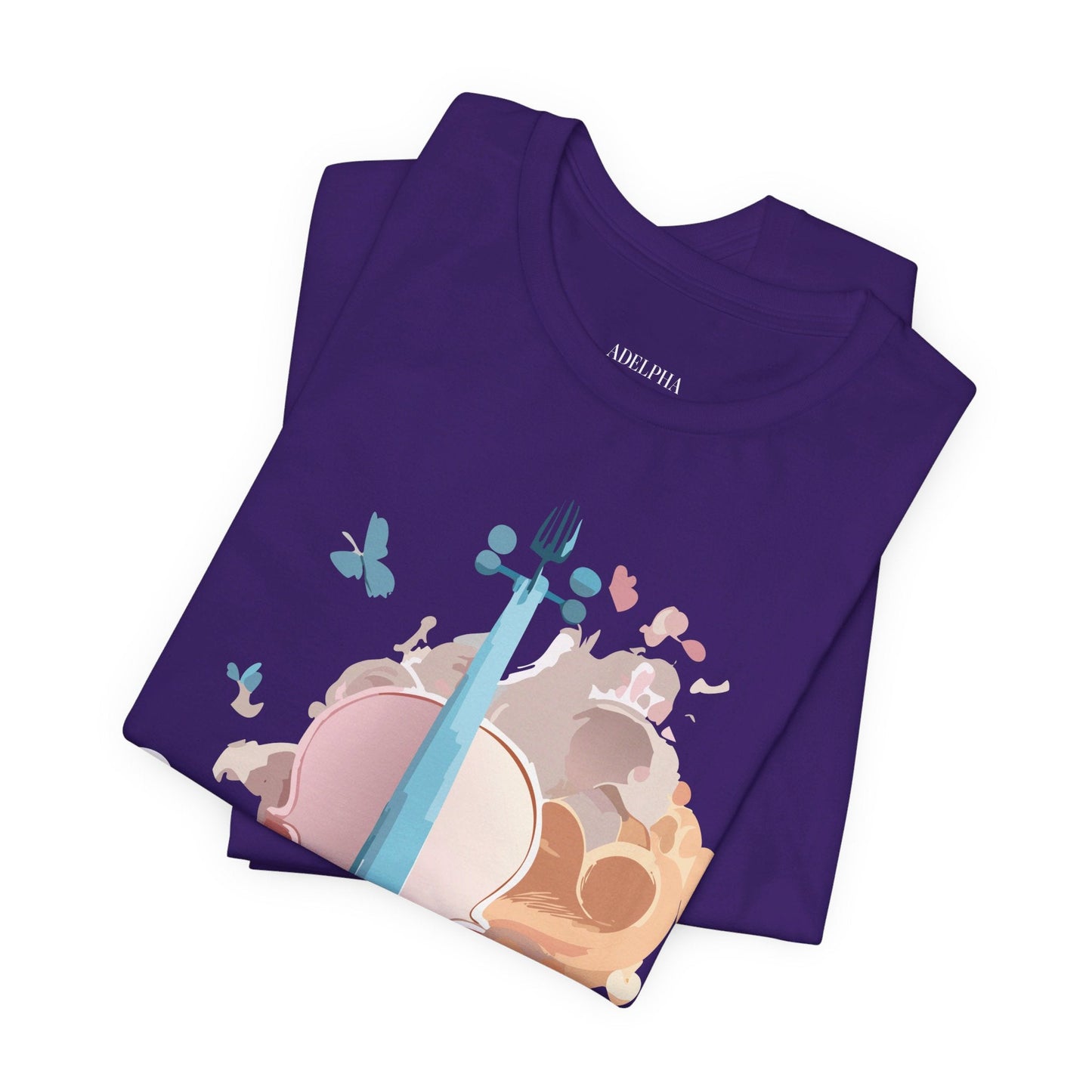 Music Graphic Unisex 100 Cotton Vintage Art with Musical Elements Tee 11