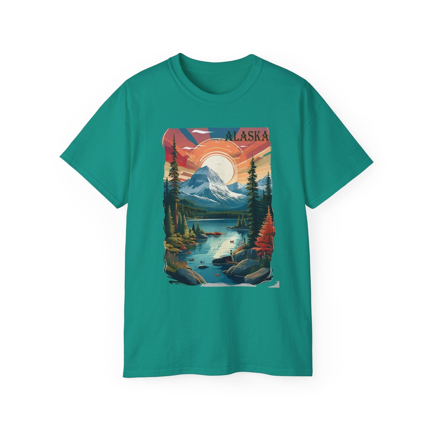 Alaska Graphic Unisex Cotton T‑Shirt 4