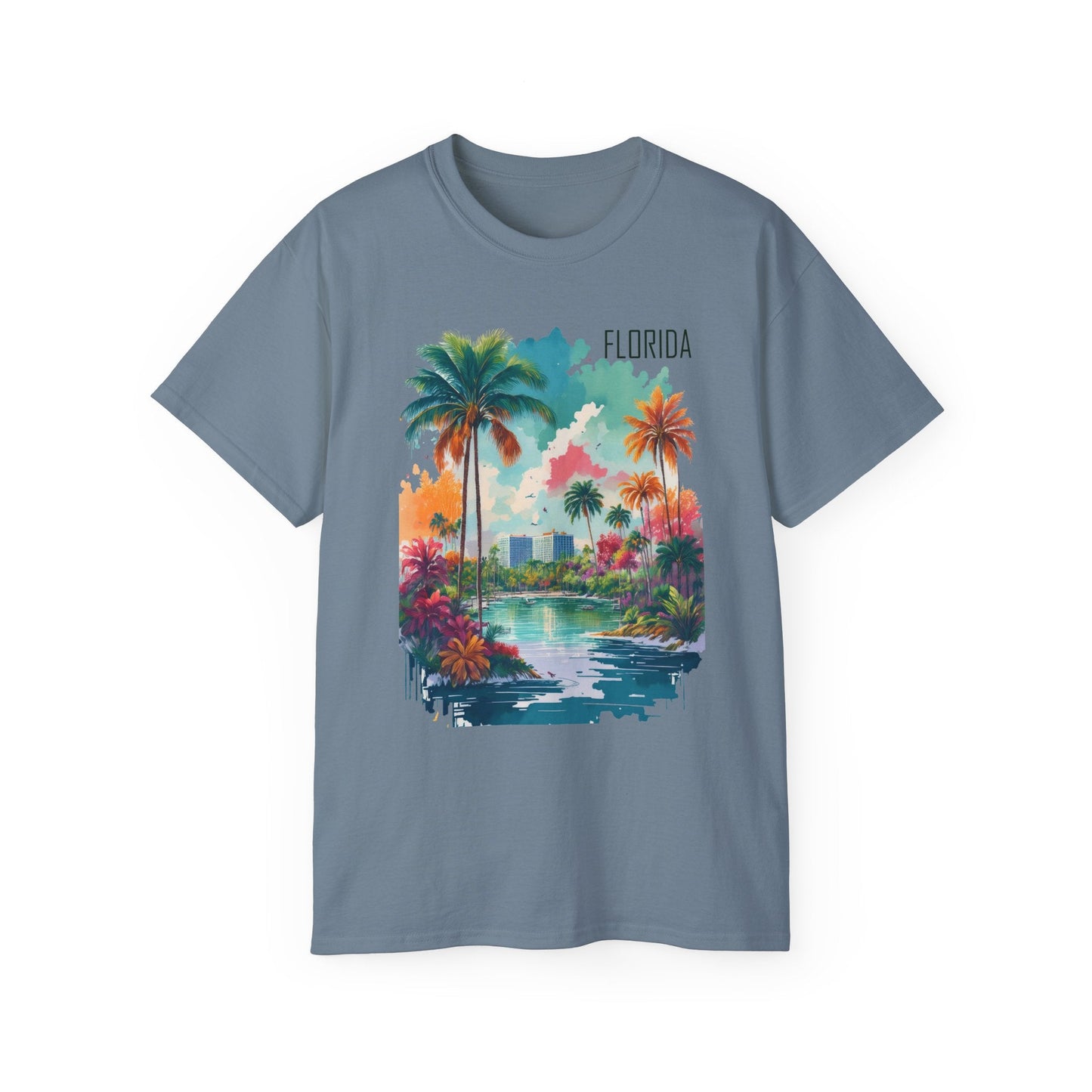 Florida Graphic Unisex Cotton T‑Shirt 2