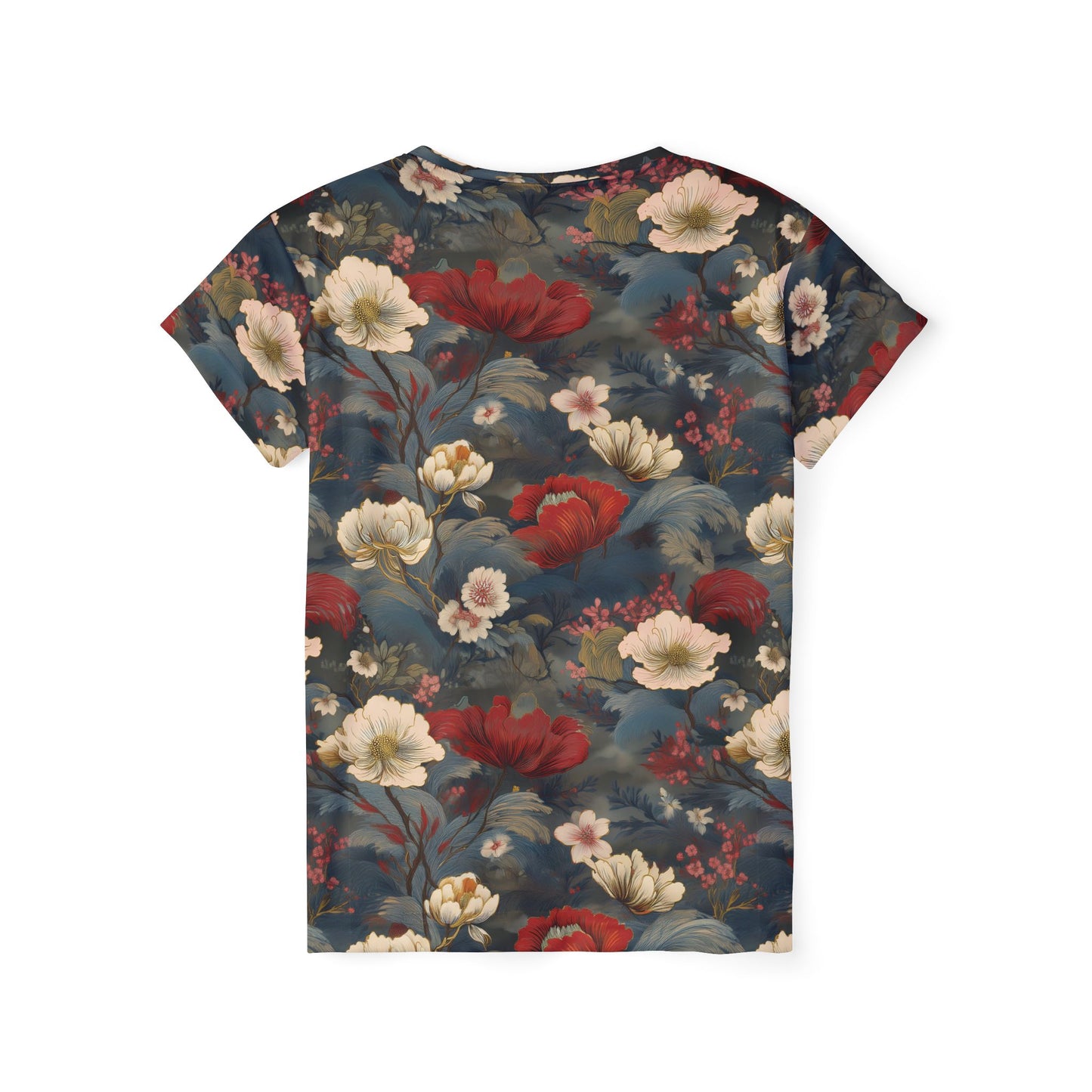 Women Poly Shirt with Floral Print F347