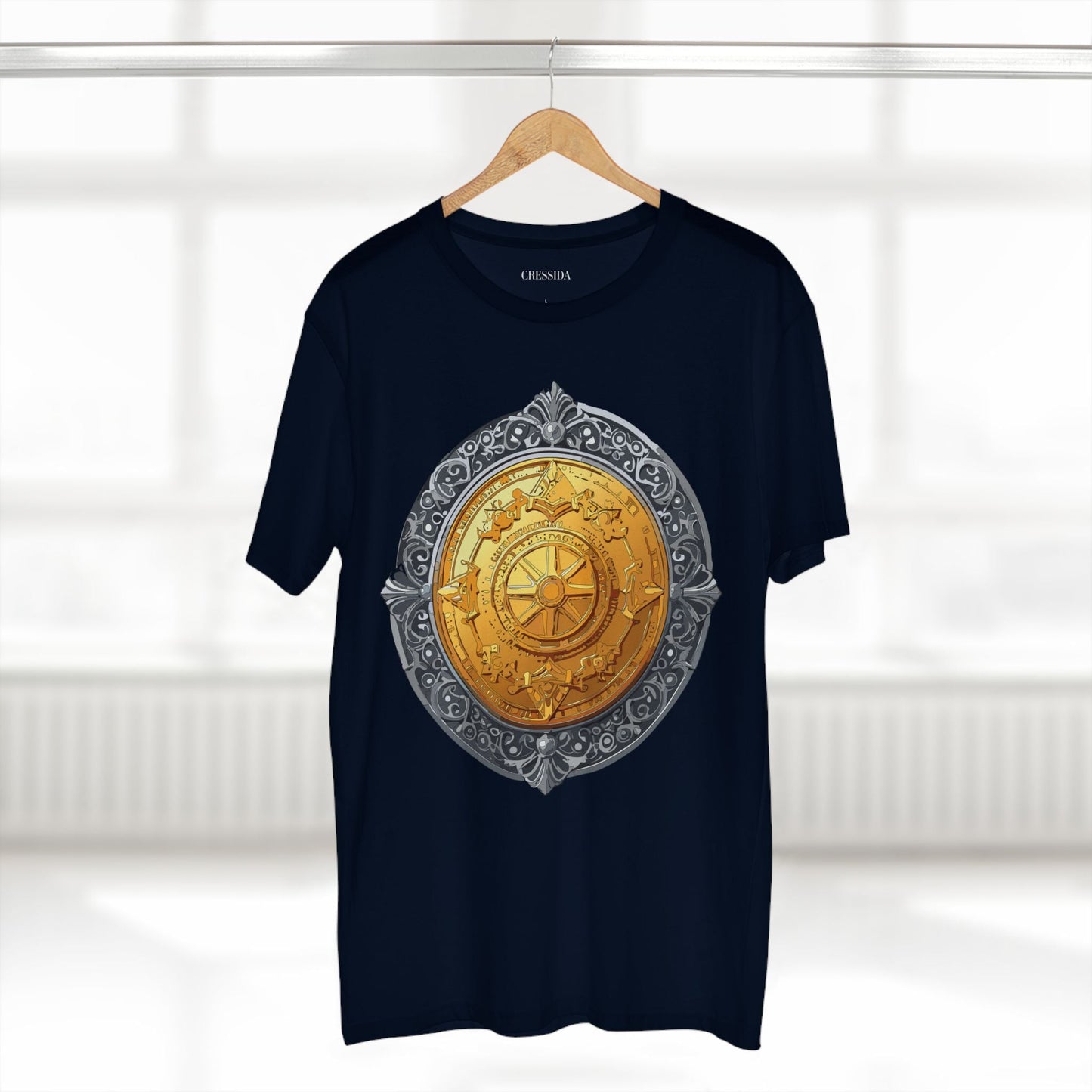 Antique Gold Coin Graphic Design T-Shirt Unisex 100 Cotton With Golden Print Artwork Tee 10