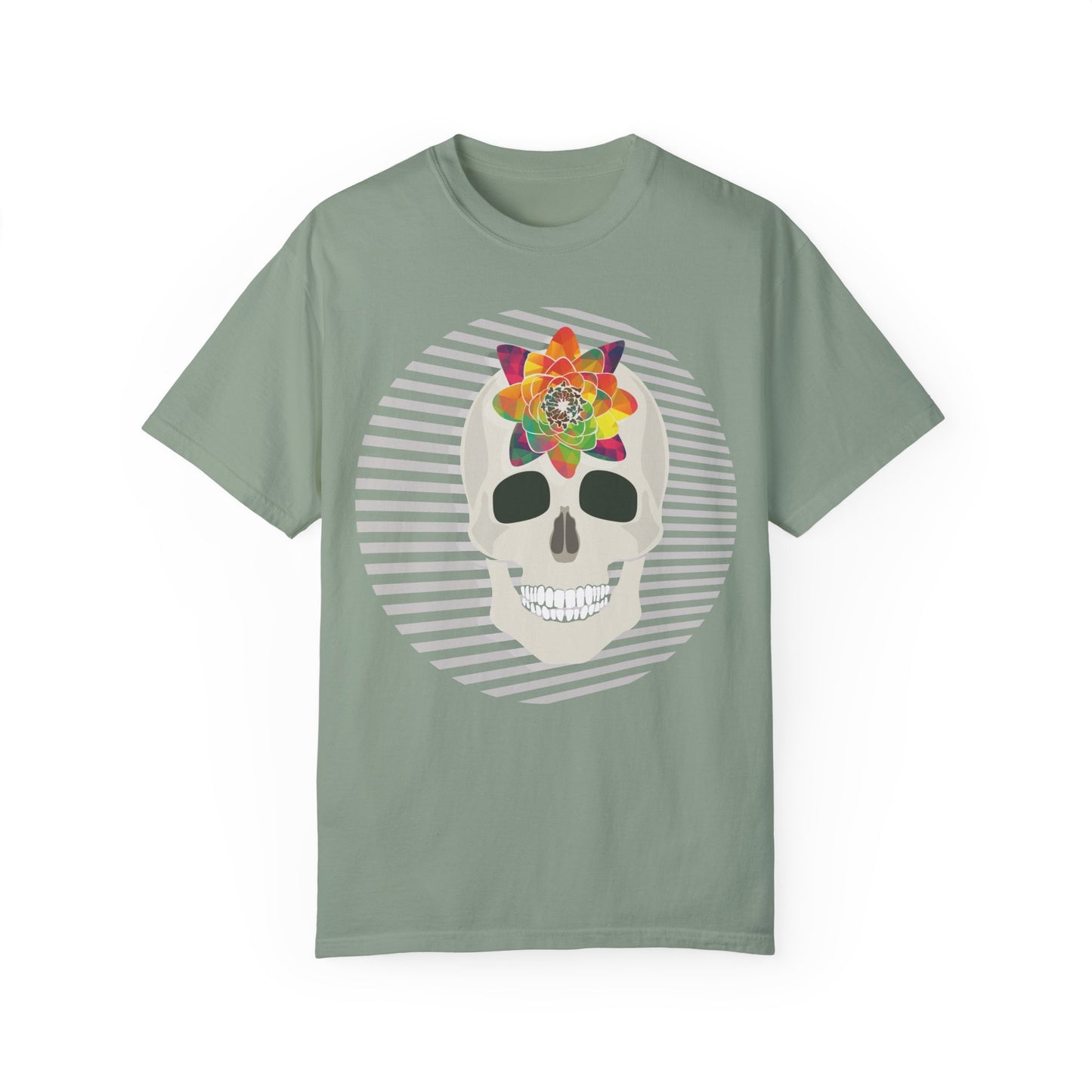 Unisex Cotton Tee Shirt with Skull