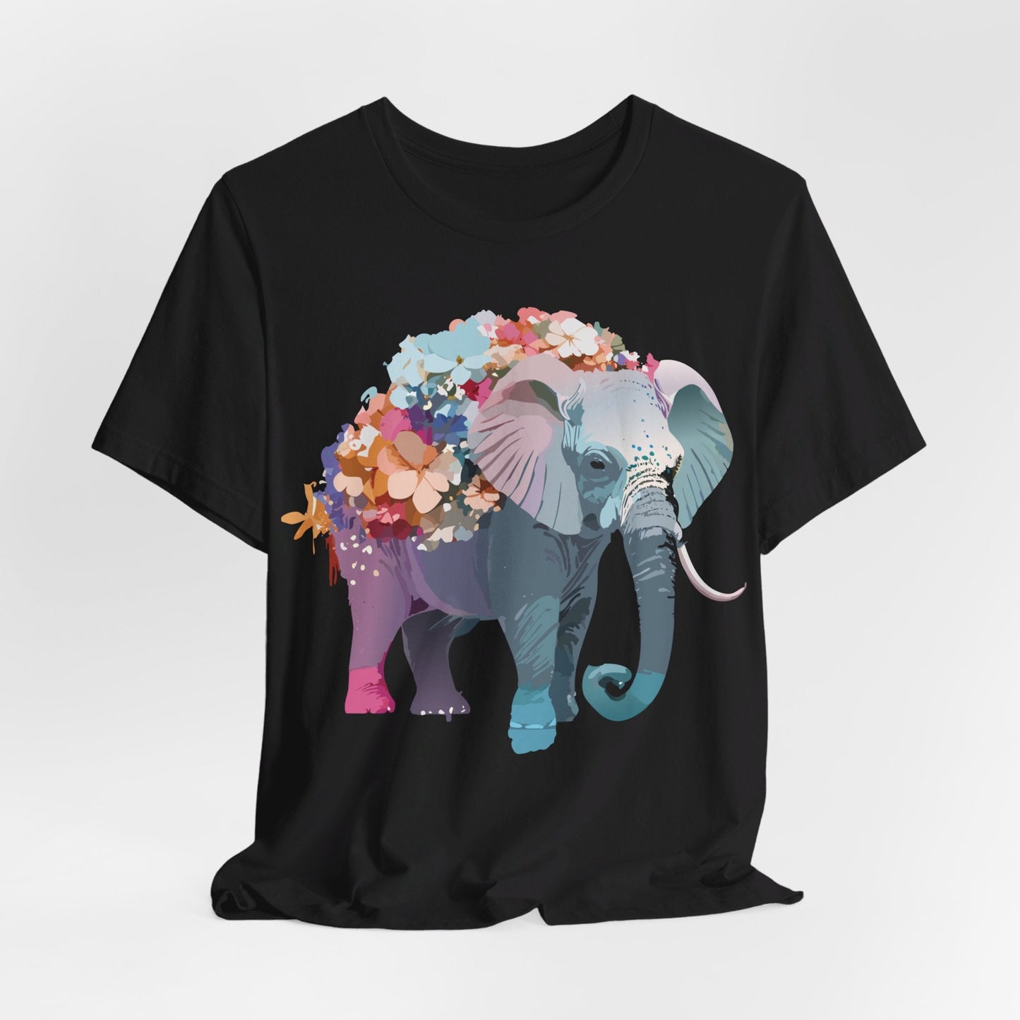 Elephant Graphic T Shirt Unisex Vintage Inspired Adelpha Artwork Short Sleeve Tee