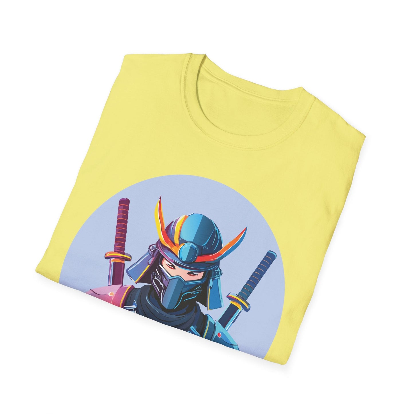 Samurai T Shirt Unisex Softstyle Gildan 64000 Breathable Cotton Tee For Everyday Wear