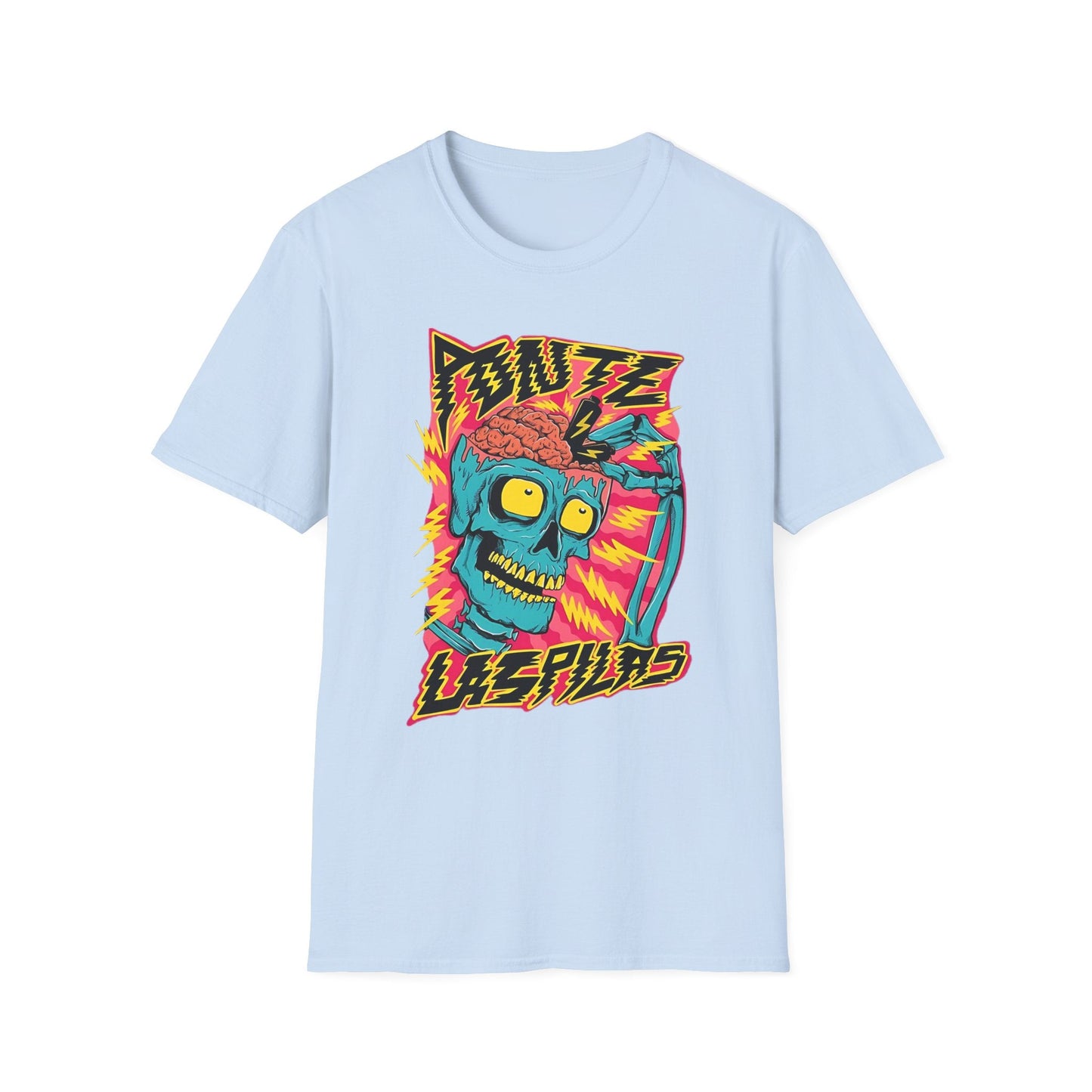 Skull Tee Shirt Unisex Skeleton Shirt Gildan Softstyle 64000 100 Percent Ring Spun Cotton