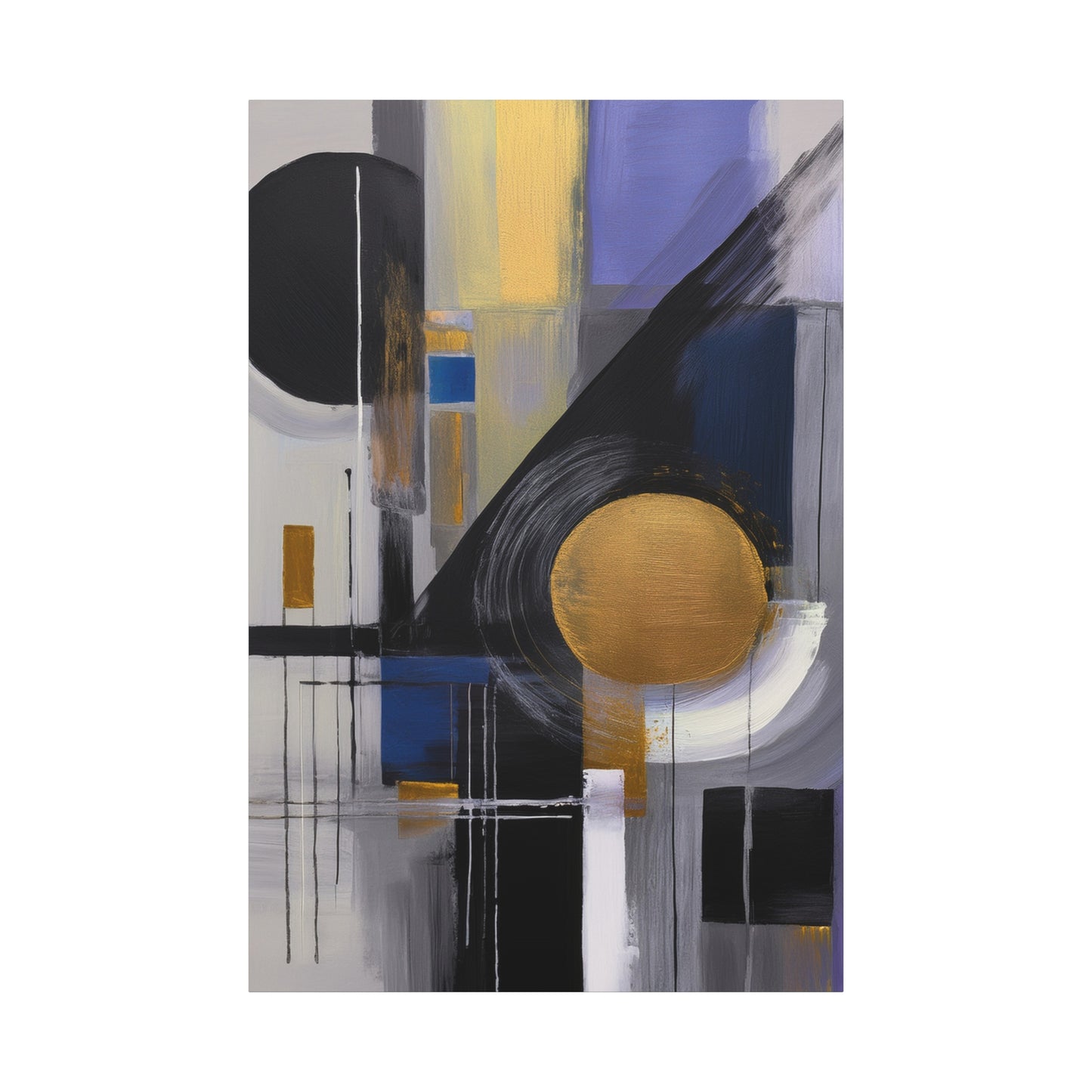 Purple Abstract Painting Print Canvas 20x24,20x30,24x30, 24x32,24x36,30x40, 32x48,36x48,40x60 Pine-Wood Inner Frame ABS-32