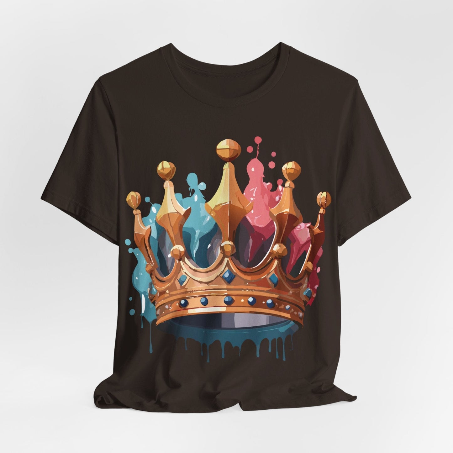 Adelpha Graphic Tee Crown Shirt Unisex Vintage Artwork Premium Casual Everyday Wear T Shirt