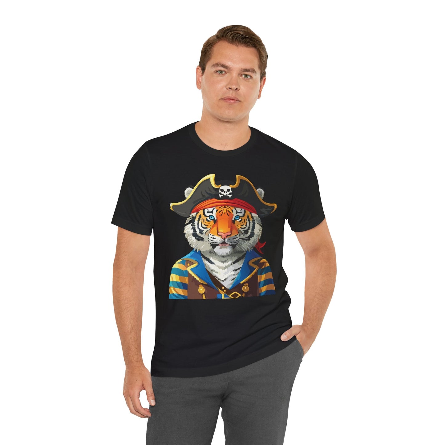 Unisex Animal Tee Shirt Art Design With Wild Animals Gildan Softstyle Cotton T Shirt