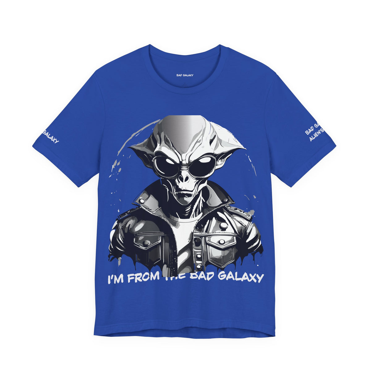 Alien Graphic Unisex Cotton Bella+Canvas Tee with Art Design b82