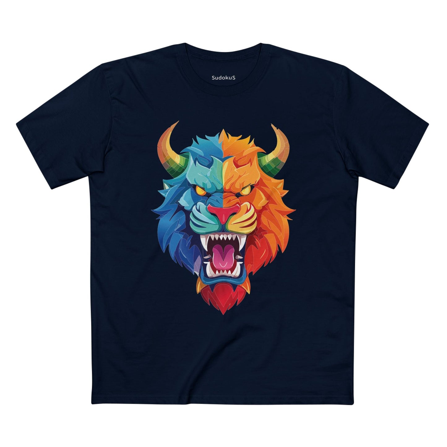 Cartoon Monsters Graphic Unisex 100 Cotton Staple Tee 17