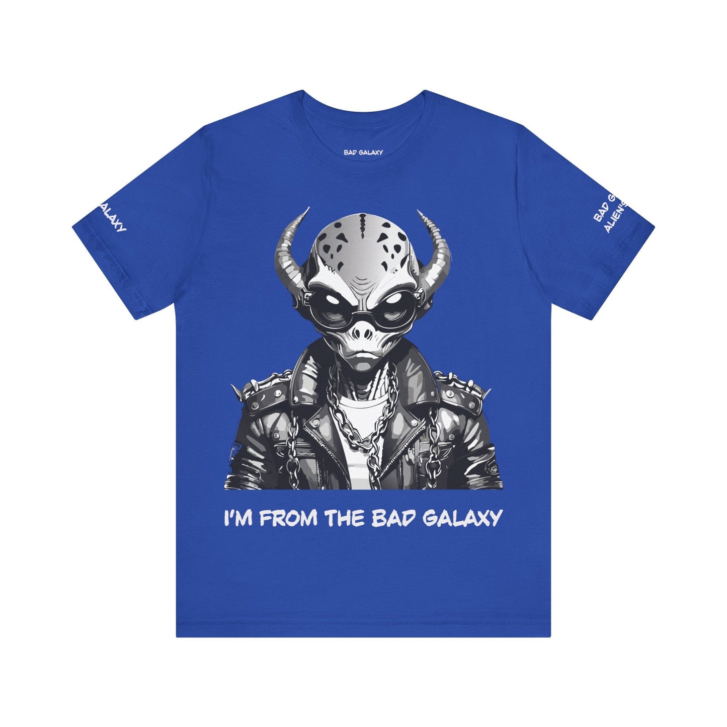 Alien Tee Shirt From Bad Galaxy 100 Percent Cotton Eco Friendly Ink Printed In USA