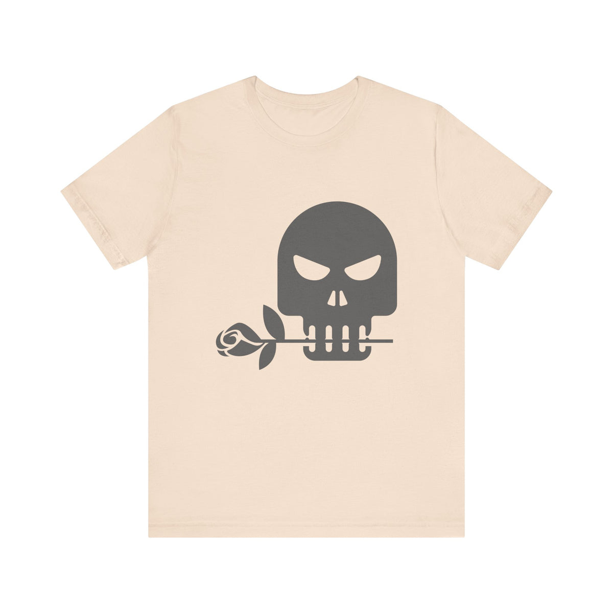 Camiseta unisex de algodón con calavera