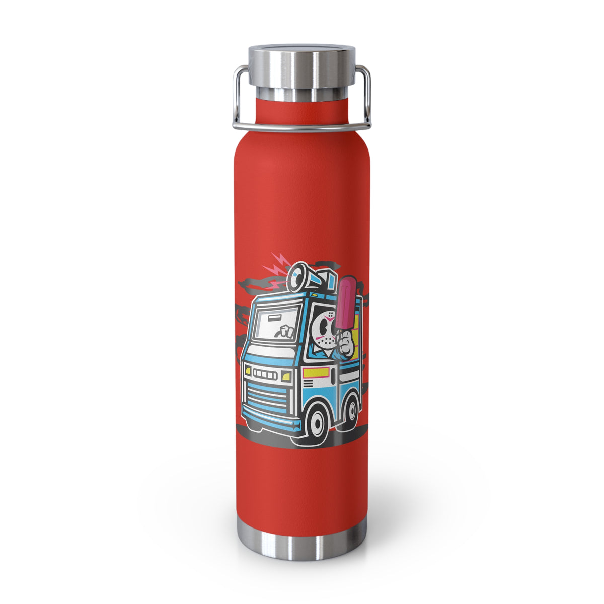 22oz Copper Insulated Water Bottle with Cartoon Design - CV95