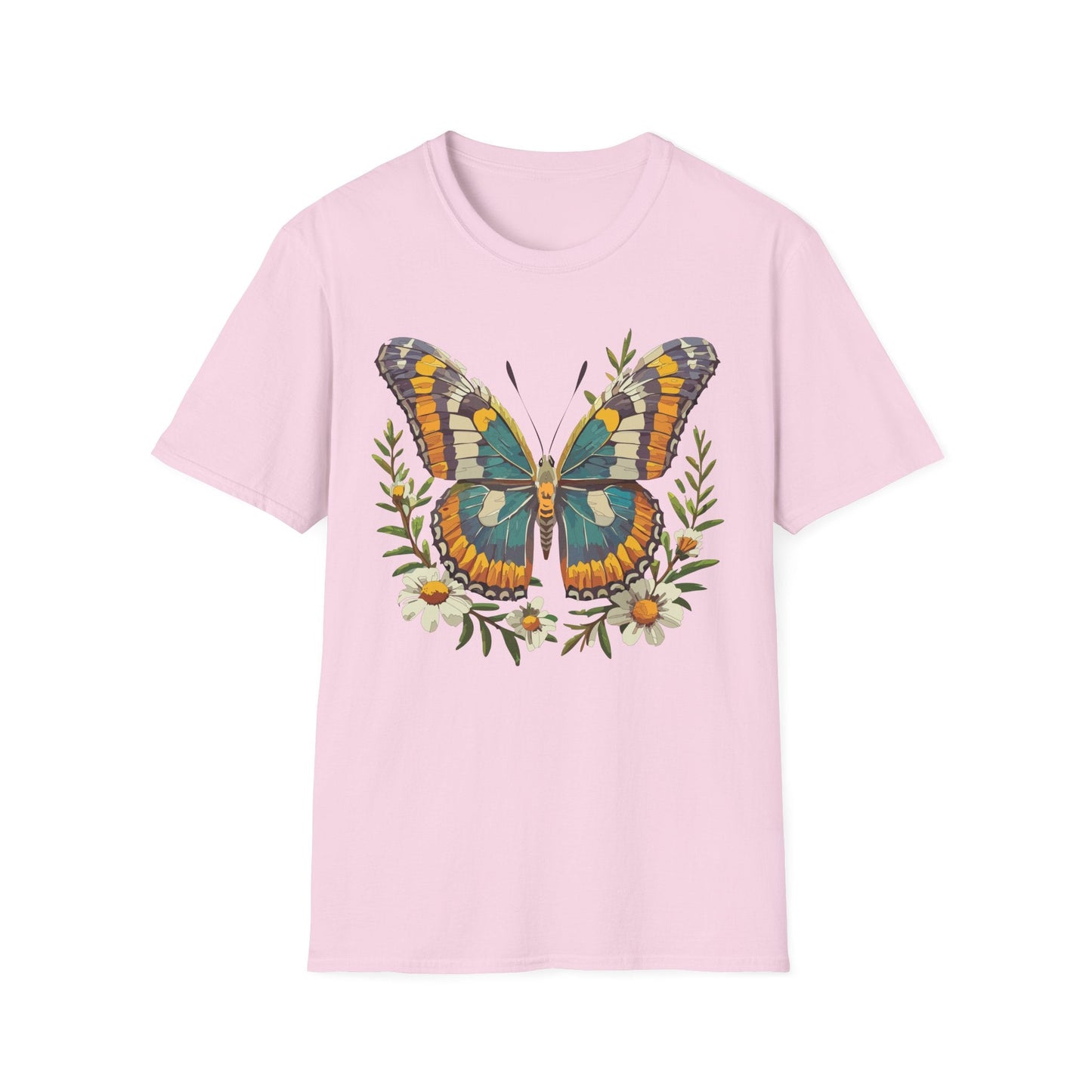 Monarch Butterfly Shirt Unisex T Shirt Softstyle 100 Percent Ring Spun Cotton Comfort