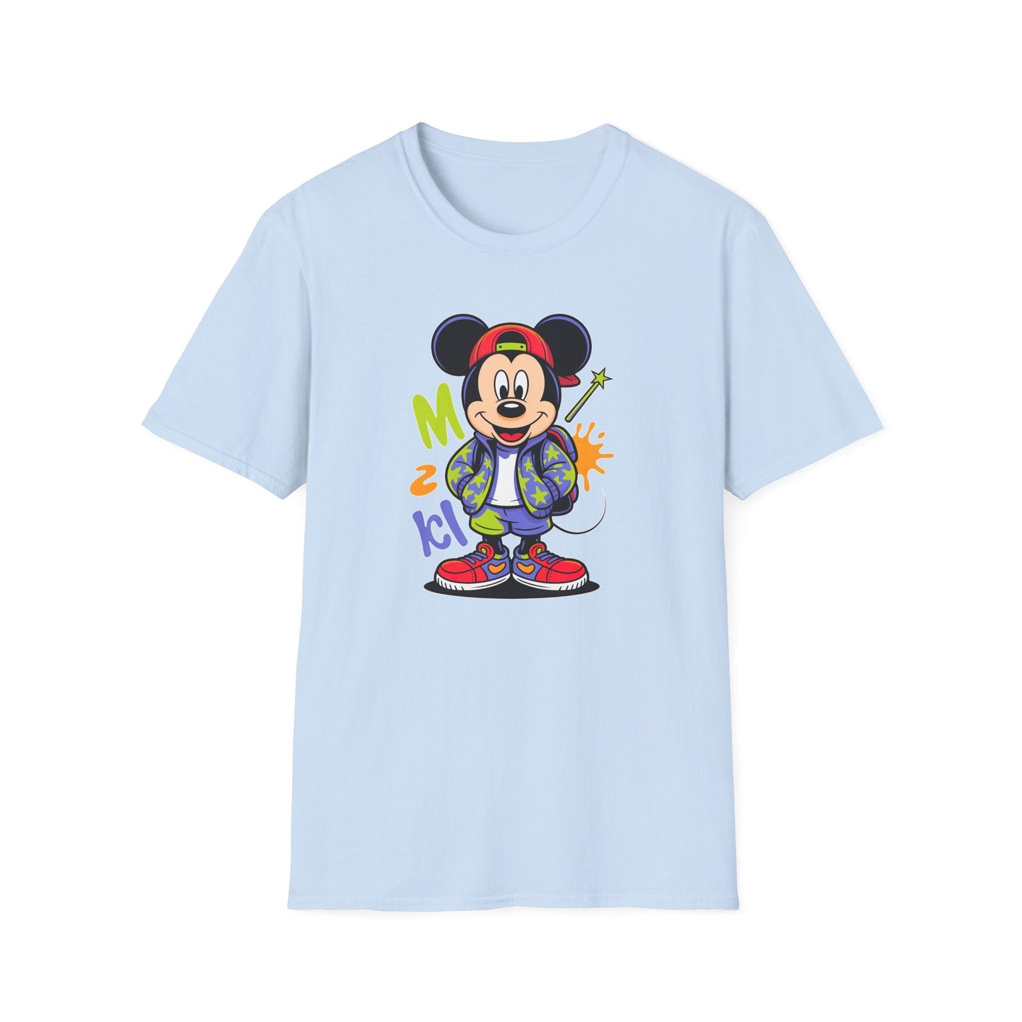 Cartoon T Shirt With Animation Design Unisex Gildan Softstyle 64000 Tee For Funny Animals
